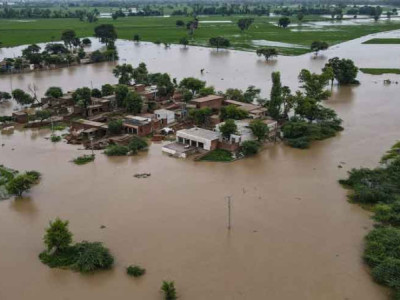 Relief work for flood victims of Swabi Pakistan